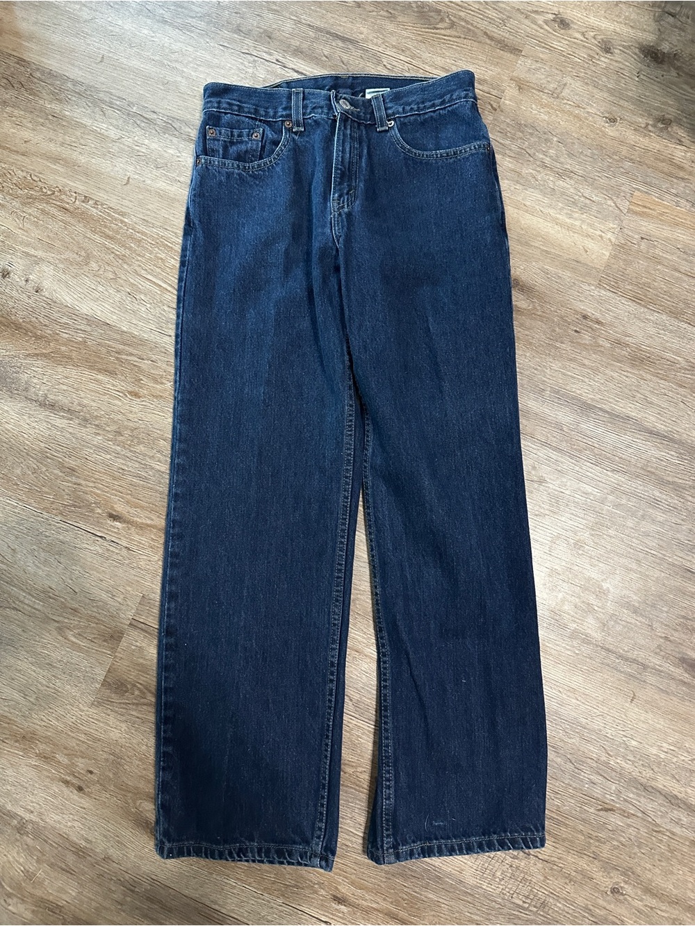 Vintage Levi's 577 Lower Rise Loose Fit Jeans Womens 8 29 Dark Wash USA 90s